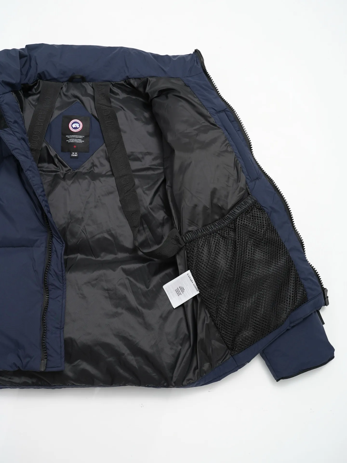 P860 CANADA GOOSE Lawrence men's down jacket large goose down jacket dark blue (red label) 2802M